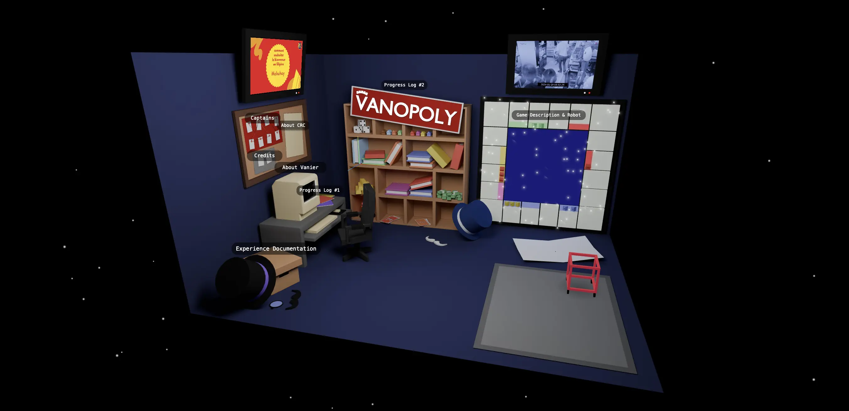 Vanier Robotics Homepage project screenshot
