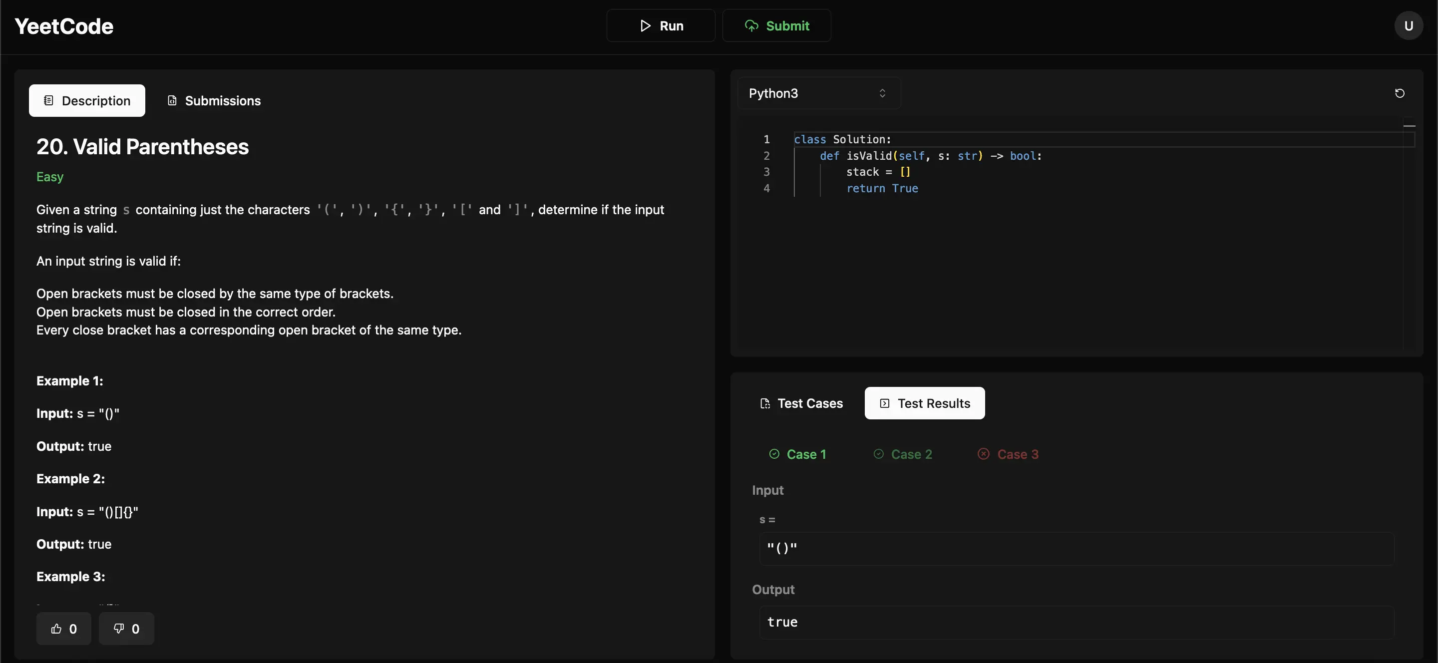 YeetCode project screenshot